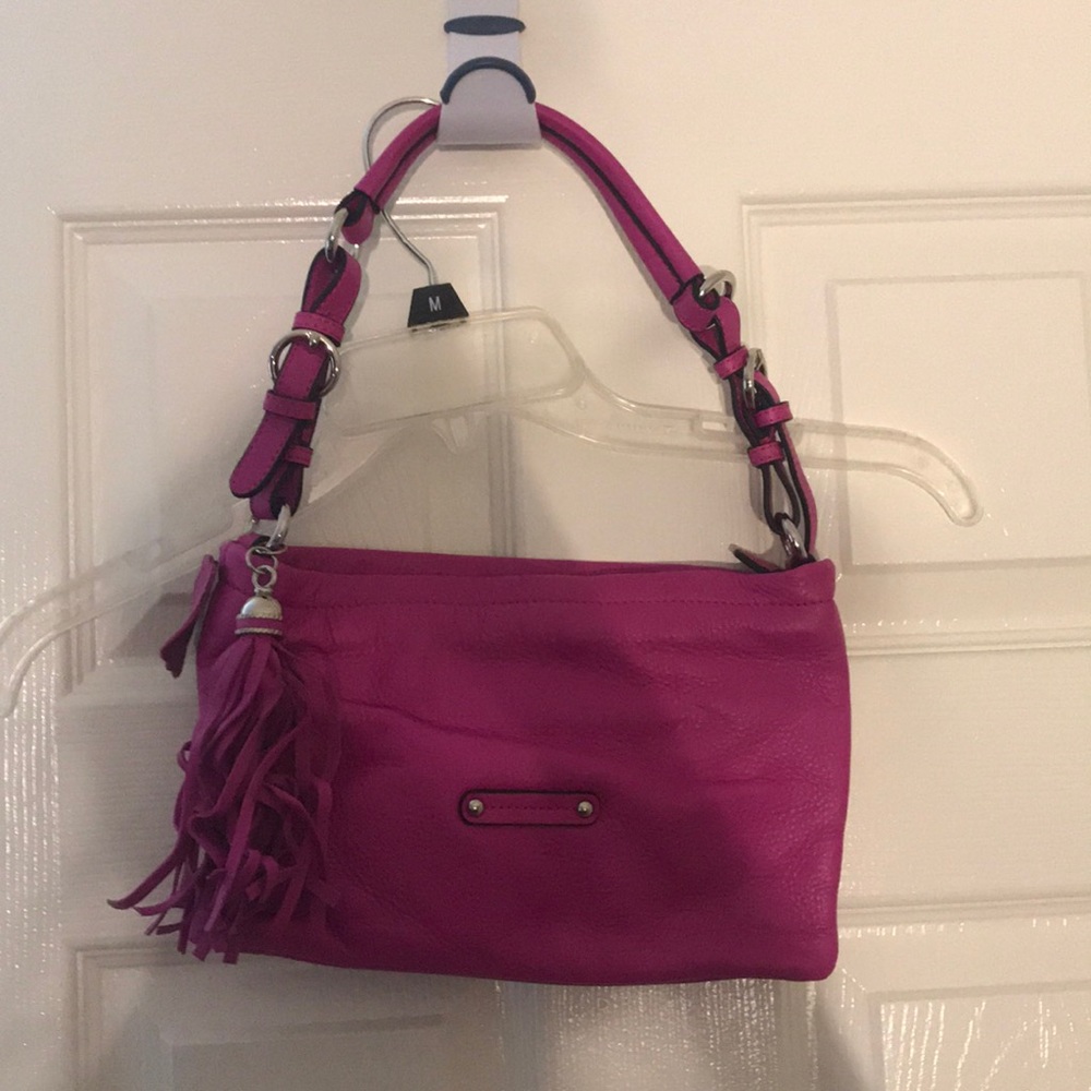 Leather Hot Pink Danier Purse